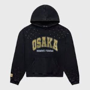Osaka Black Hoodie Sweater